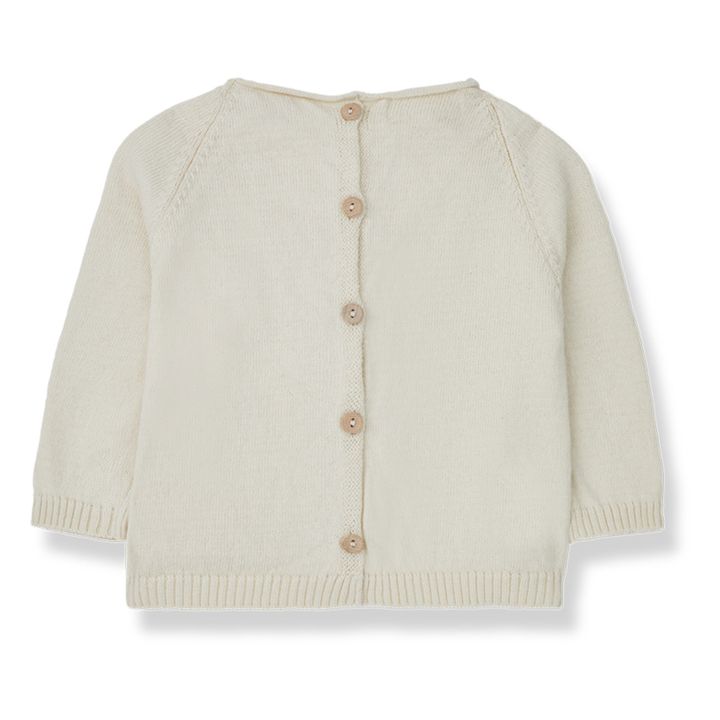 Maglione in cotone organico Lenon | Ecru- Immagine del prodotto n°3