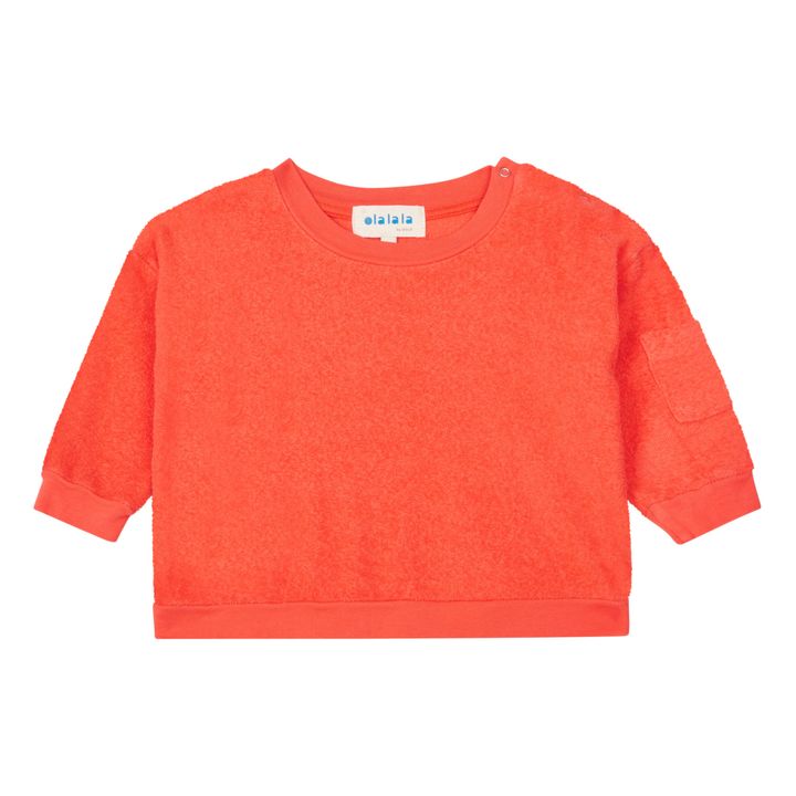 Simo Terry Sweater | Red- Product image n°0