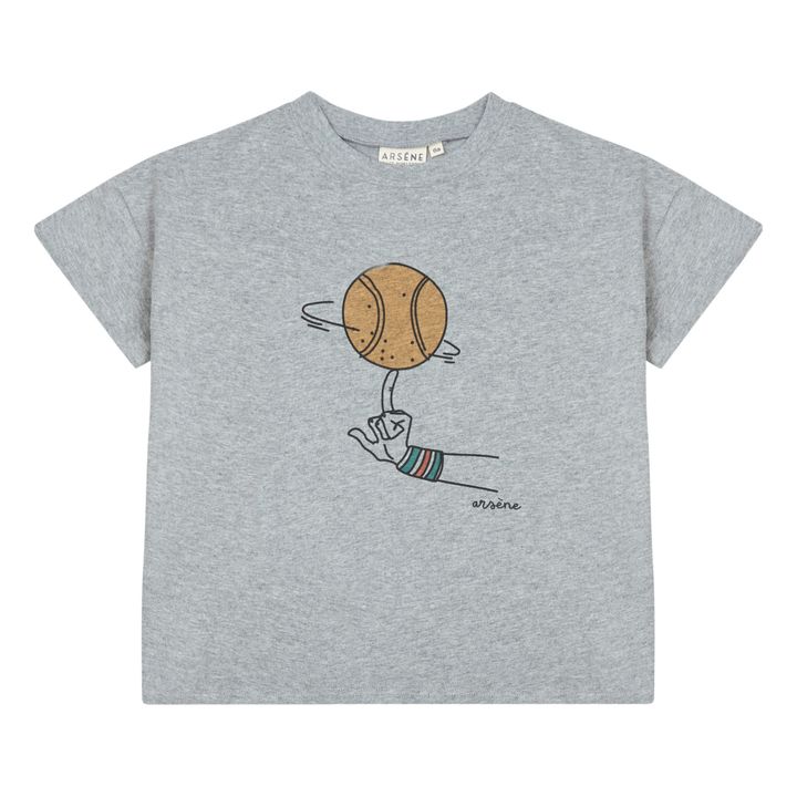 Diboan Organic Cotton T-Shirt | Gris Jaspeado- Imagen del producto n°0