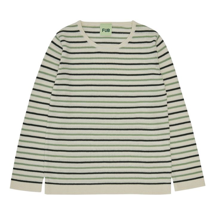 Feiner Strickpullover aus Bio-Baumwolle | Salbei- Produktbild Nr. 0