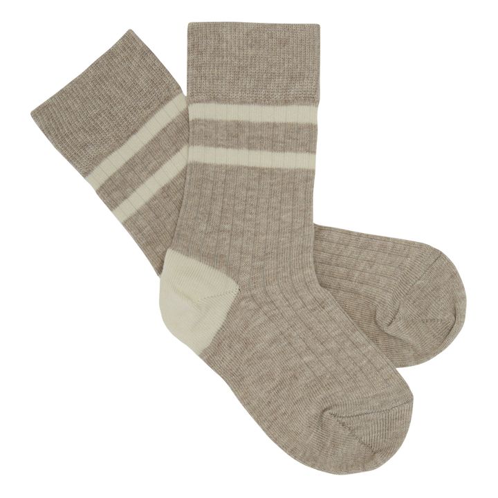 Chaussettes Rib | Beige- Image produit n°0