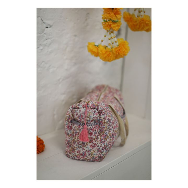 Bolso 24h Vaeva de algodón orgánico | Rosa Palo- Imagen del producto n°6