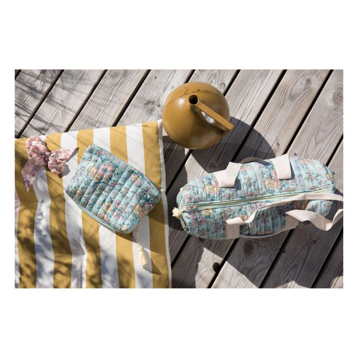 Vaeva Organic Cotton Overnight Bag | Verde acqua- Immagine del prodotto n°1