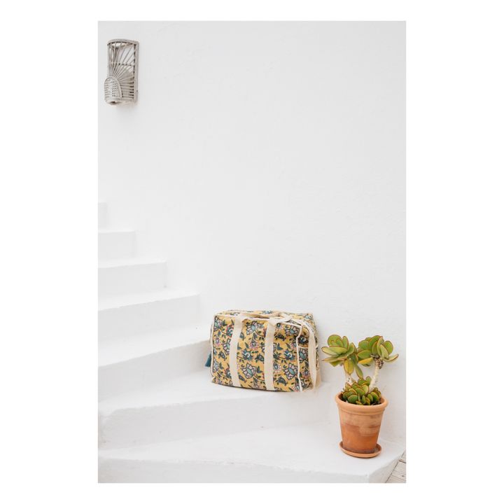 Borsa 36h Lilio, in cotone biologico | Giallo senape- Immagine del prodotto n°1