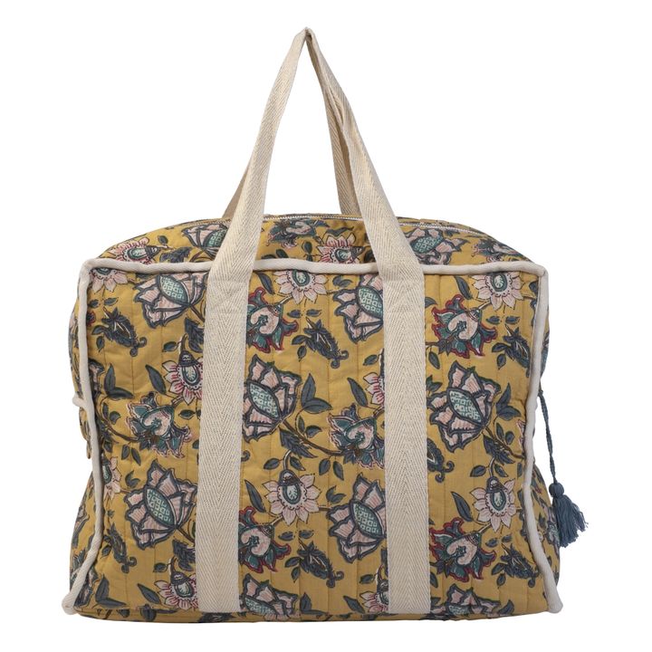 Borsa 36h Lilio, in cotone biologico | Giallo senape- Immagine del prodotto n°0