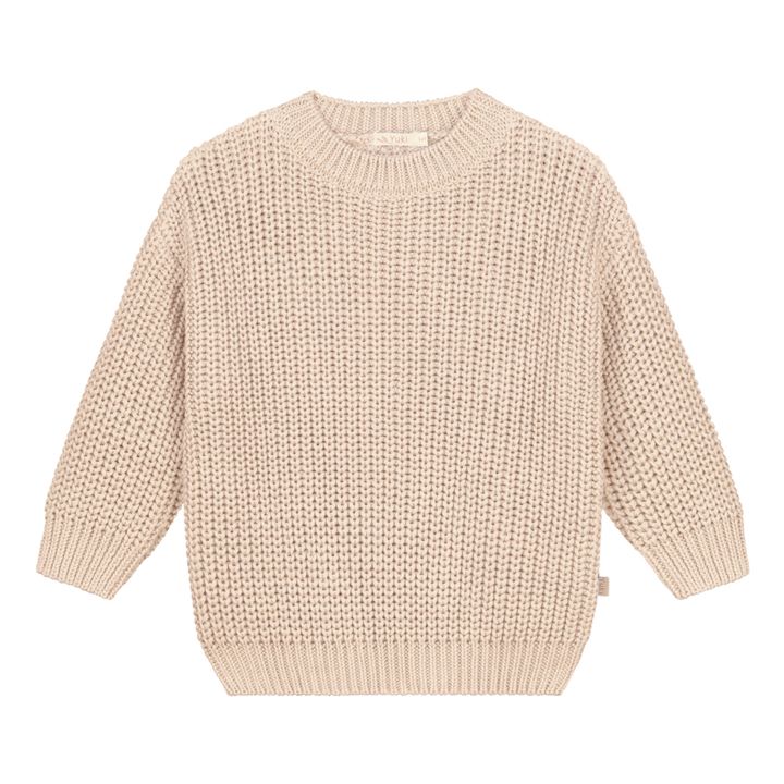 Pull Chunky Coton Bio | Ecru- Image produit n°0