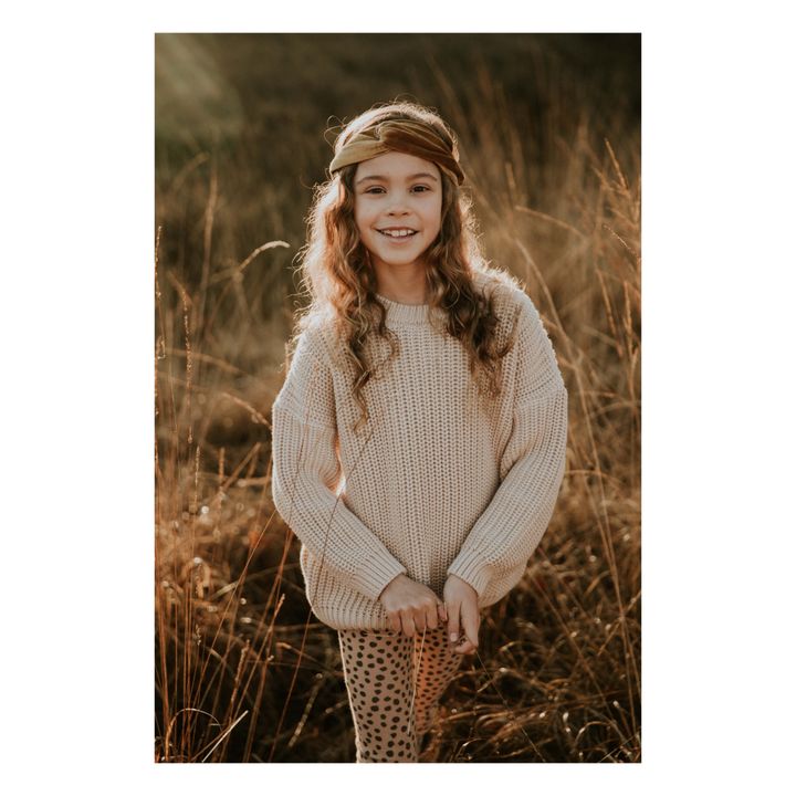 Pull Chunky Coton Bio | Ecru- Image produit n°1