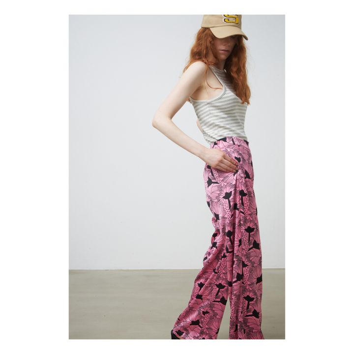 Pantalones de fibras recicladas Orli | Rosa- Imagen del producto n°3