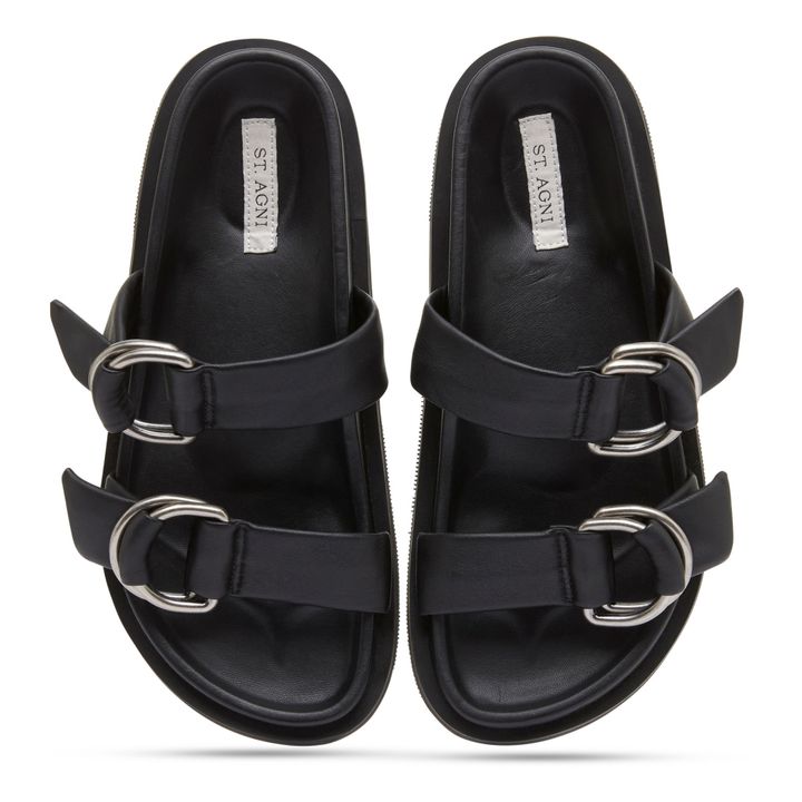Sandalias con arandela | Negro- Imagen del producto n°2