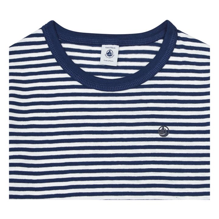 T-shirt Loose en Jersey | Bleu marine- Image produit n°4