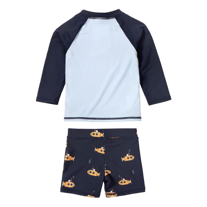 Petit Lem Recycled Nylon Submarine Bikini Navy Blue Smallable