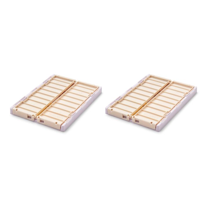 Weston Multicoloured Collapsible Crates - Set of 2 | Amarillo palo- Imagen del producto n°1