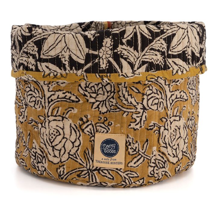 Cestas de almacenaje Botanical - Juego de 2 | Amarillo Mostaza- Imagen del producto n°4