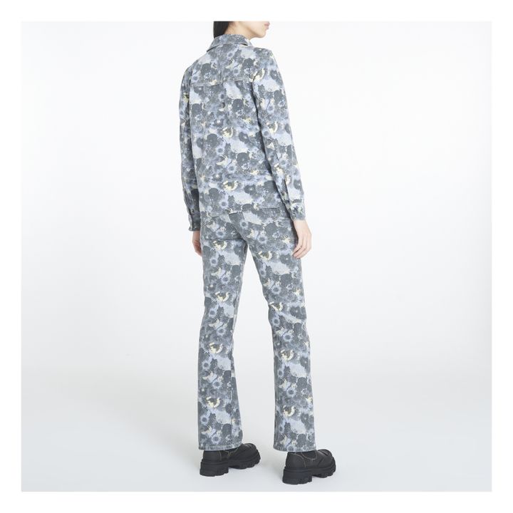 Camicia in denim Brunnera in cotone organico | Blu- Immagine del prodotto n°3