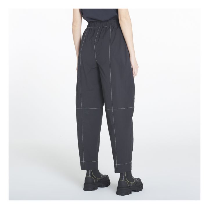 Curve Stretchy Organic Cotton Trousers | Negro- Imagen del producto n°3
