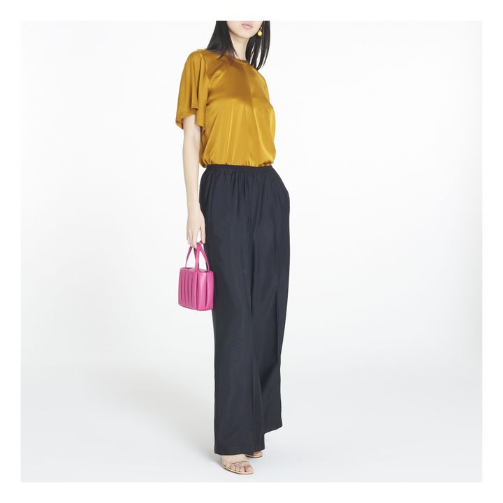 Ottoman Palazzo Pants | Nero- Immagine del prodotto n°1