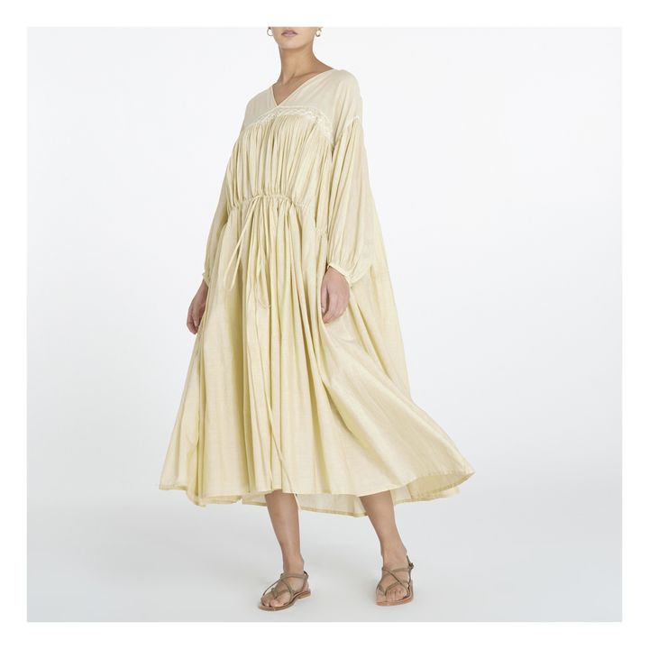 Maxi Vestido Kaila Poet | Amarillo palo- Imagen del producto n°1