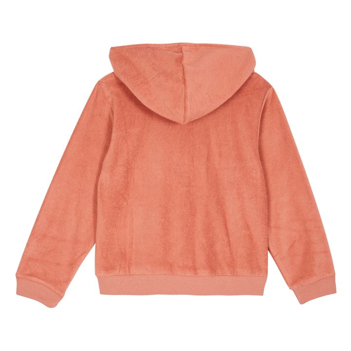 Terry Zip-Up Hoodie | Terracotta- Imagen del producto n°2