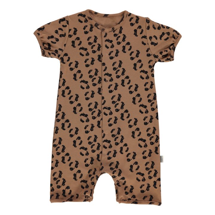 Pelele con estampado de leopardo Fennel | Marrón- Imagen del producto n°0