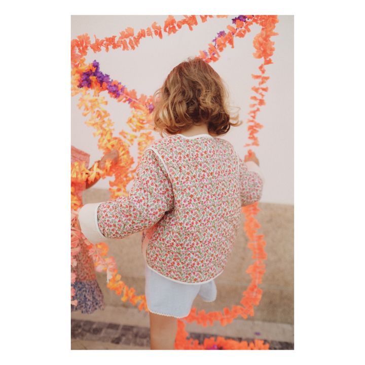 Amalina Quilted Patchwork Jacket | Rosa- Immagine del prodotto n°4