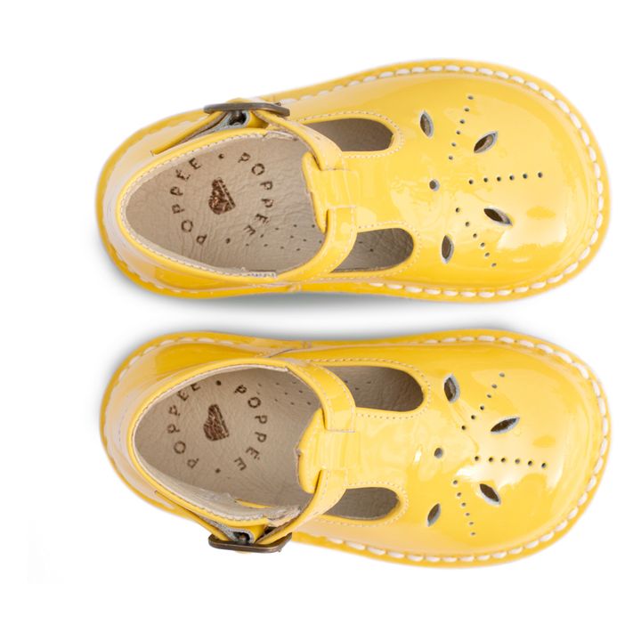 Cauliflower Patent T-bar Shoes | Amarillo- Imagen del producto n°2
