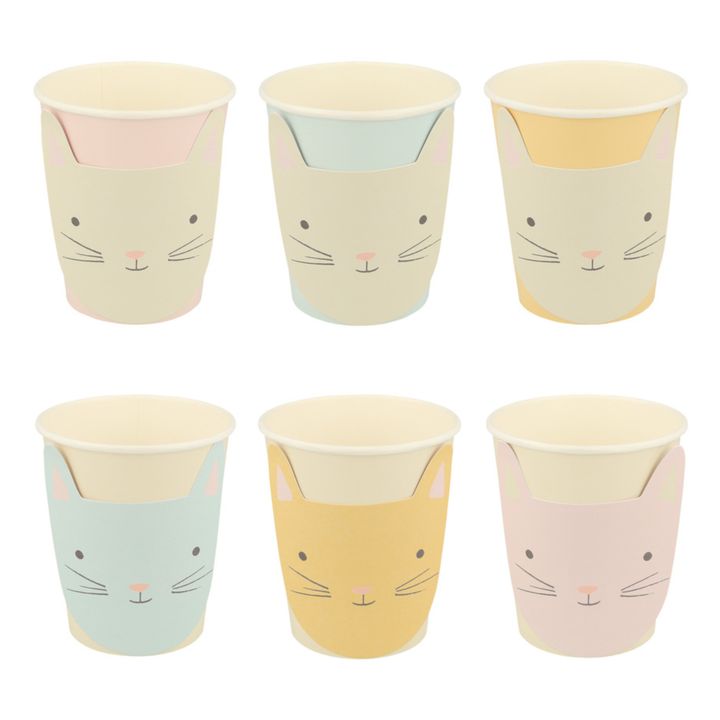 Gobelets Chat pastel - Set de 8- Image produit n°0