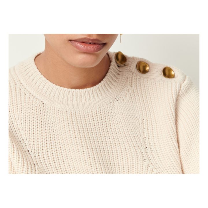 Anita Conti Merino Wool Sweater | Latte- Immagine del prodotto n°2