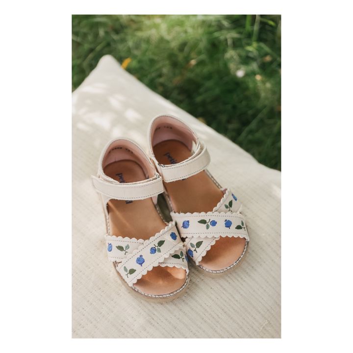 Cross Over Embroidered Sandals x Uniqua Capsule Collection | Cremefarben- Produktbild Nr. 2