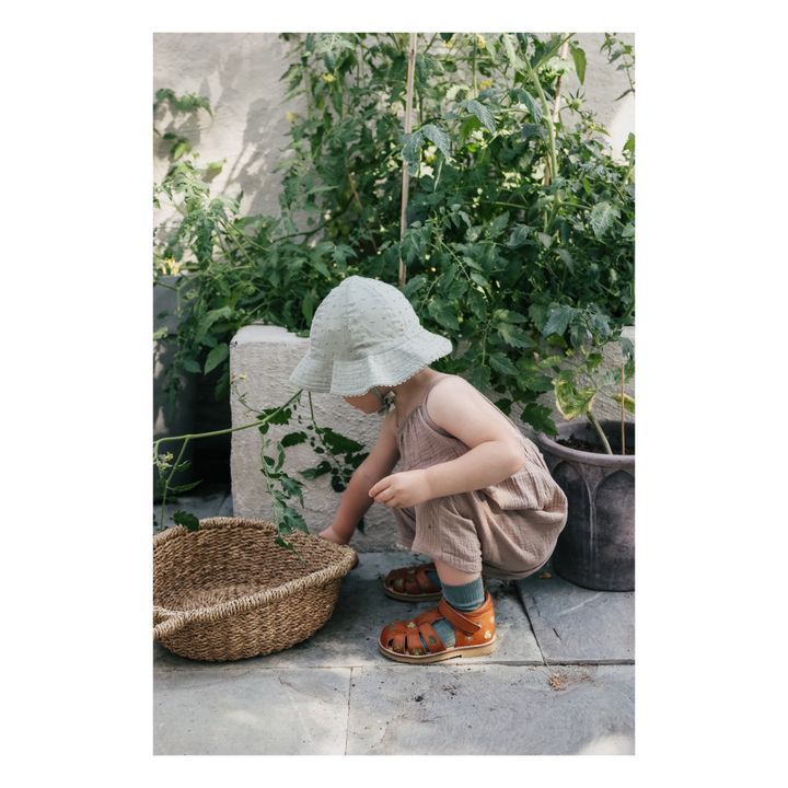 Embroidered Clover Sandals x Uniqua Capsule Collection | Coñac- Imagen del producto n°2