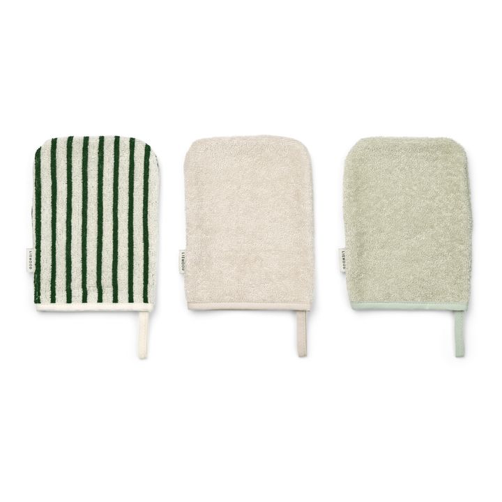 Toallitas de Algodón Ecológico Sylvester - Lote de 2 | Verde- Imagen del producto n°0