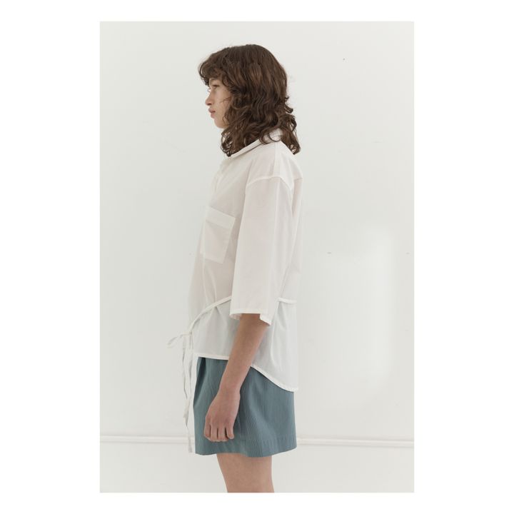 Set de camisas de algodón orgánico con doble lazo | Blanco- Imagen del producto n°4