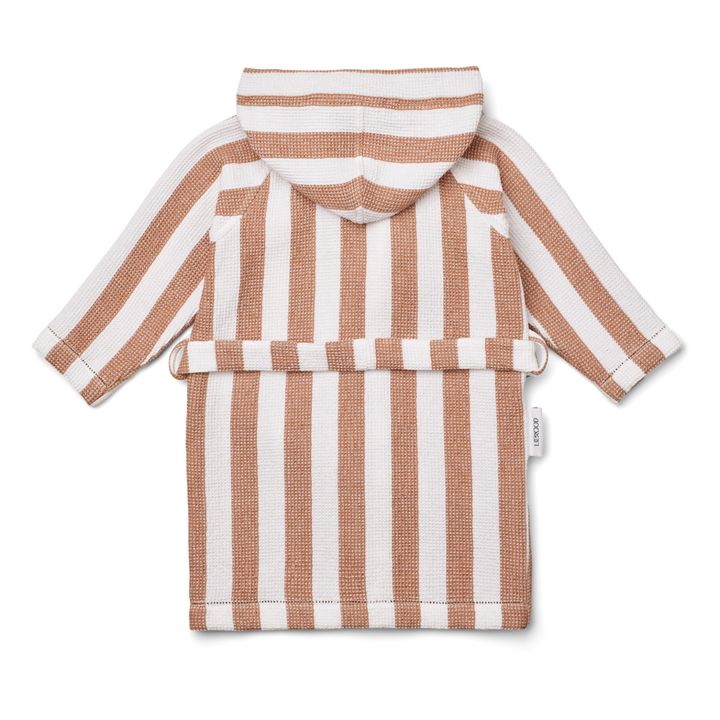 Gray Organic Cotton Bathrobe | Terracotta- Produktbild Nr. 1