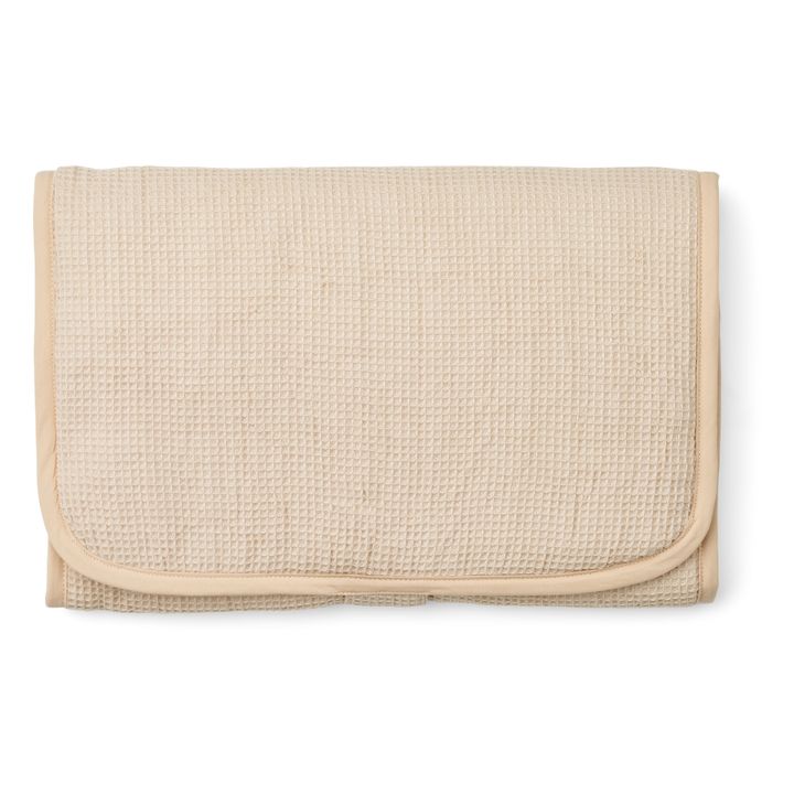 Kyra Organic Cotton Travel Changing Mat | Beige- Imagen del producto n°0