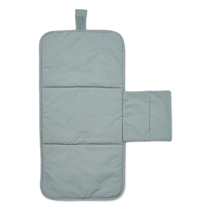 Kyra Organic Cotton Travel Changing Mat | Azul Gris- Imagen del producto n°2