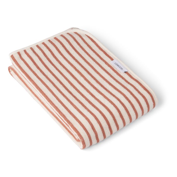 Toalla de playa de algodón ecológico Hansen | Rosa Viejo- Imagen del producto n°0