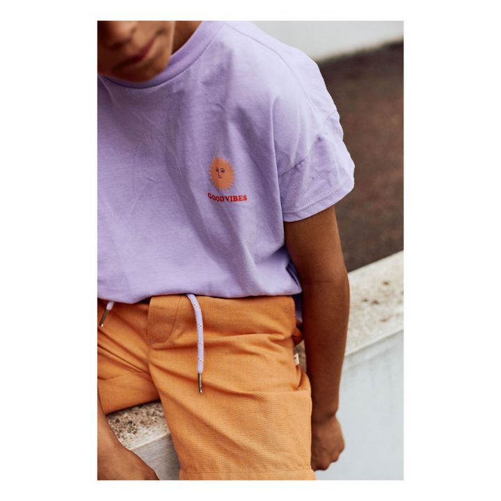 T-Shirt Coton Bio Dick | Lilas- Image produit n°2
