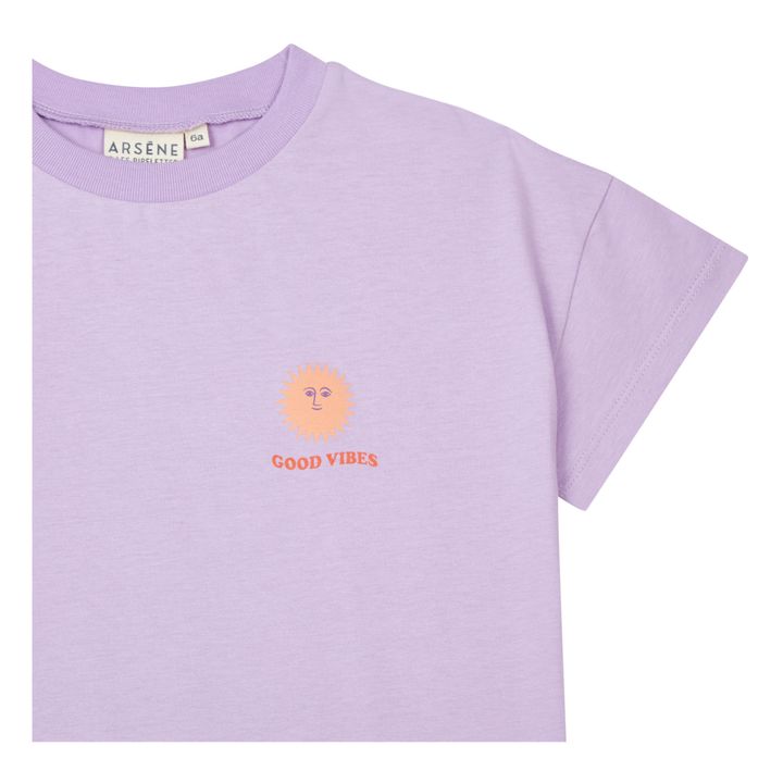 Organic Cotton T-Shirt | Lila- Imagen del producto n°3