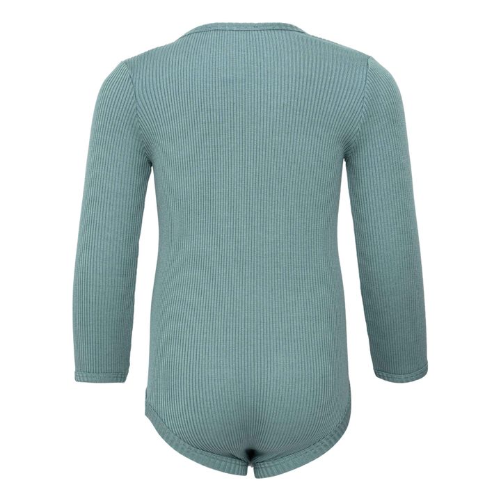 Body Bono de seda y algodón | Azul- Imagen del producto n°4