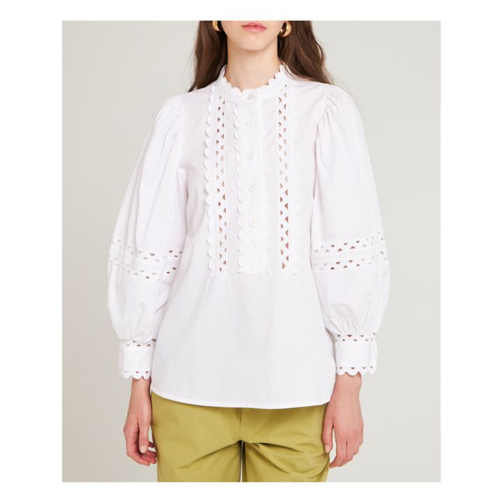 Roda Blouse | Bianco- Immagine del prodotto n°1