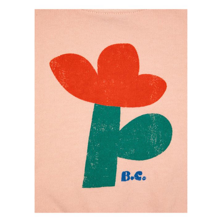 Sudadera de algodón orgánico Flores | Rosa Palo- Imagen del producto n°1