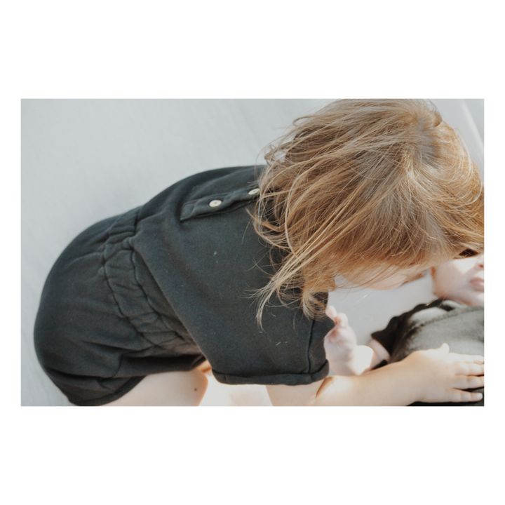 Ofélia Organic Cotton Bodysuit | Black- Product image n°3