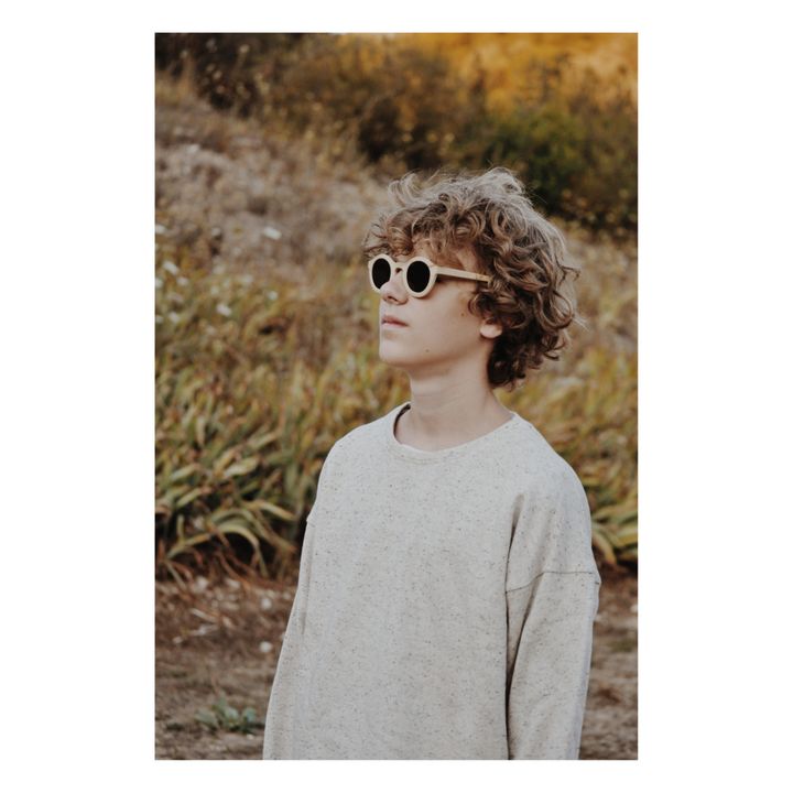 Eduardo Organic Cotton Flannel T-Shirt | Gris Jaspeado- Imagen del producto n°3