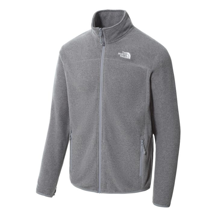 Sweatshirt mit Reißverschluss Gletscher | Grau- Produktbild Nr. 0