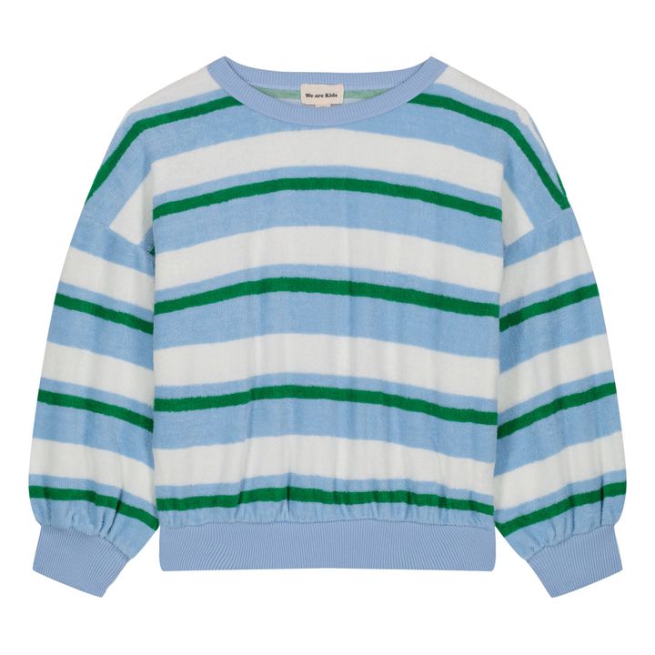 Sweat Tony Eponge Coton Bio | Bleu ciel- Image produit n°0