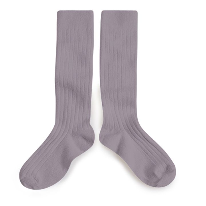 Socken La Haute | Violett- Produktbild Nr. 0