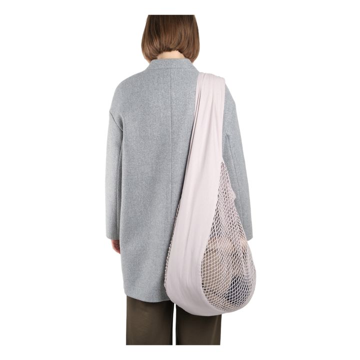Borsa rete a spalla in cotone organico | Lilla- Immagine del prodotto n°2