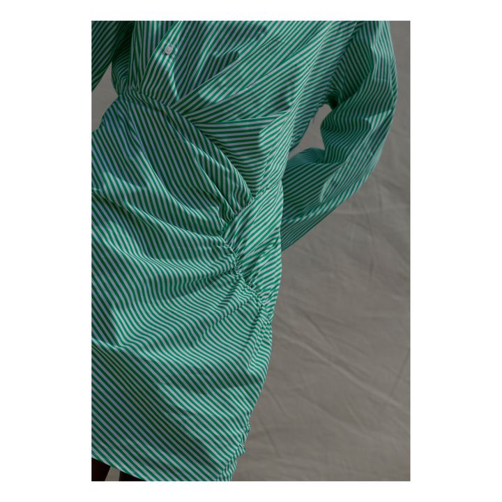 Dorthea Striped Dress | Verde- Imagen del producto n°3