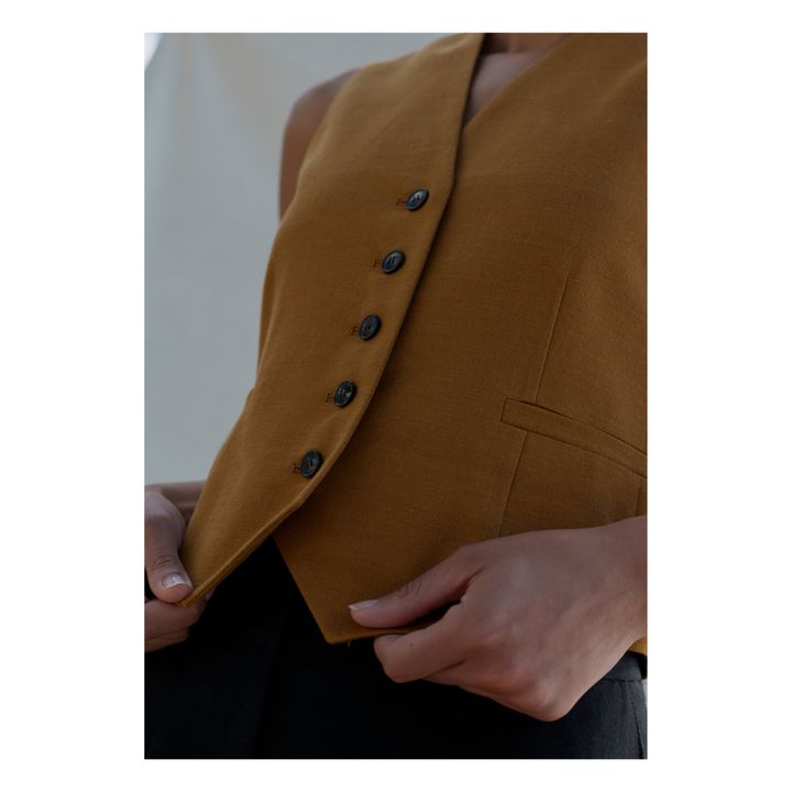 Mister Sleeveless Vest | Cinnamon- Produktbild Nr. 2
