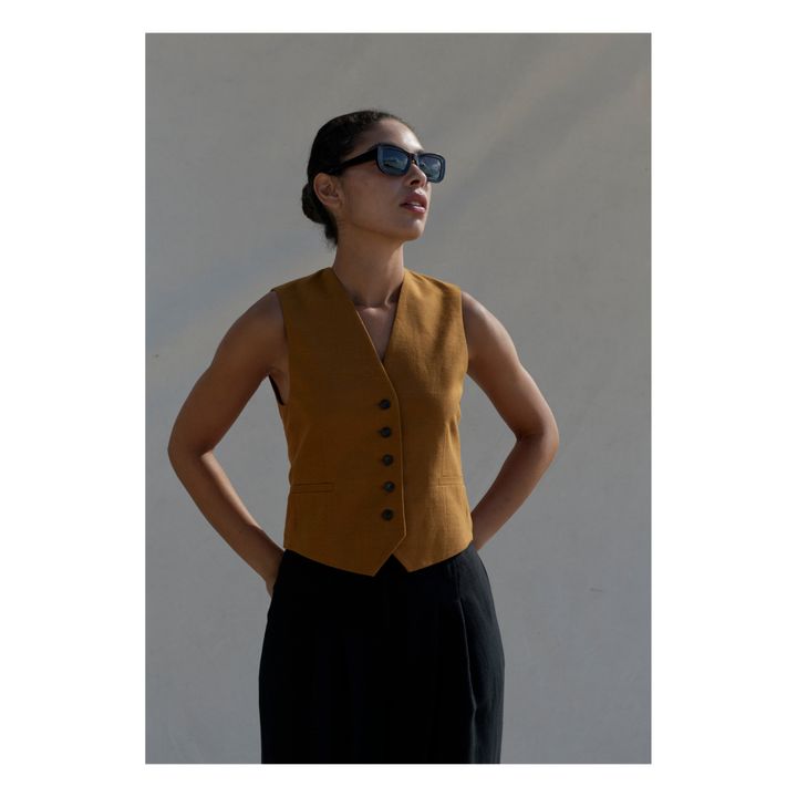 Mister Sleeveless Vest | Cinnamon- Produktbild Nr. 4
