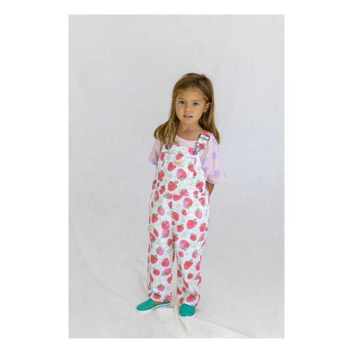 Strawberry Straw Melon Long Overalls | Rot- Produktbild Nr. 1